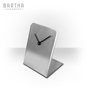 Desk Clock - Minimal - Stainless Steel